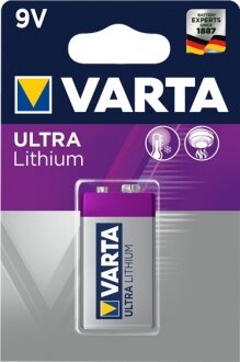 Varta Ultra Lithium 9V Dikdörtgen Pil kullananlar yorumlar